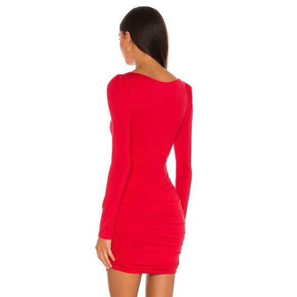 Lovers & Friends Bennet Mini Dress in Red NWOT Size Small - Picture 3 of 3